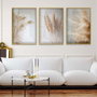 Wallity Cuadro Decorativo de Vidrio Templado Multicolor 30 x 40 cm (3 piezas)